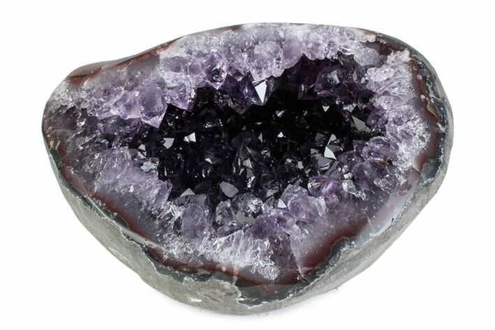 Sparkling Purple Amethyst Geode - Uruguay #379255